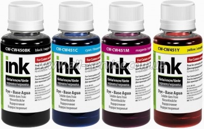 �������� ������ ColorWay Canon PGI-450/ CLI-451 4�100�� BK/�/M/Y (CW-CW450/CW451SET01)