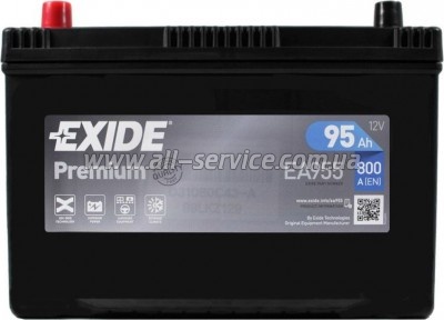 ����������� ������������� EXIDE PREMIUM 95A (EA955)