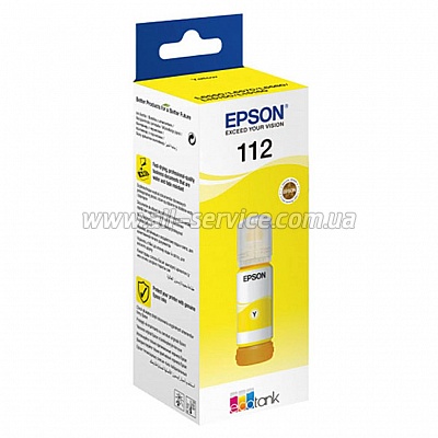  Epson 112 EcoTank L6550/ L15150 Pigment Yellow (C13T06C44A)