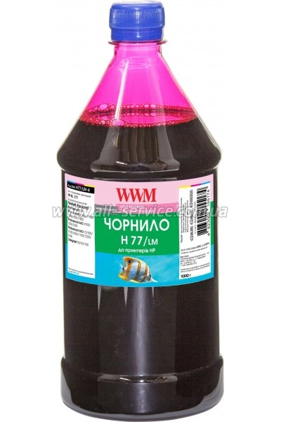  WWM  HP 177/ 85 1000 Light Magenta  (H77/LM-4)