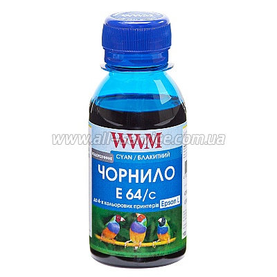  WWM  Epson L110/ L210/ L355 100 Cyan (E64/C-2)
