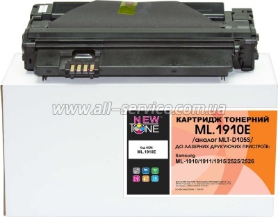 Картридж NewTone Samsung ML-1910/ 2525/ SCX-4600/ 4623/ Dell 1130/ 1135 аналог MLT-D105S (ML.1910E) Картридж NewTone Samsung ML-1910/ 2525/ SCX-4600/ 4623/ Dell 1130/ 1135 аналог MLT-D105S (ML.1910E)