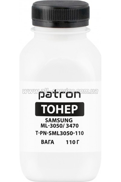 Тонер Patron Samsung ML-3050/ ML-3470 бутль 110г Black (PN-SML3050-110) Тонер Patron Samsung ML-3050/ ML-3470 бутль 110г Black (PN-SML3050-110)