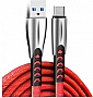 ���� ������ USB 2.0 AM to USB-C 1.0m zinc alloy red ColorWay (CW-CBUC012-RD)