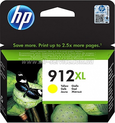  HP 912XL Officejet Pro 8023 Yellow (3YL83AE)