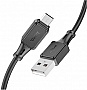 ���� ������ USB 2.0 AM to Micro 5P 1.0m Assistant silicone X101 black HOCO (6942007604055)