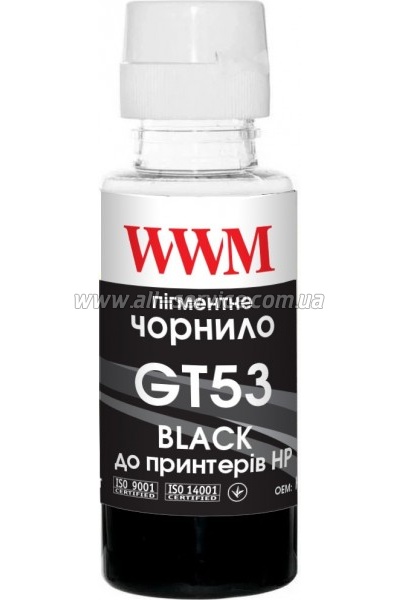  WWM GT53  HP Jet Ink Tank 115/ 315/ 319 100 Black Pigment  (H53BP)