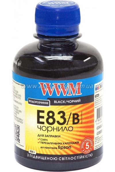  WWM  Epson Stylus Photo T50/ P50/ PX660 200 Black  (E83/B) 
