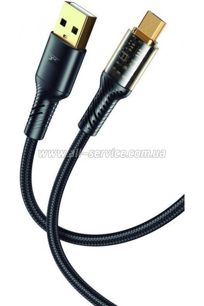 ���� ������ USB 2.0 AM to Micro 5P 1.0m 2.4A black XO (NB229-M-1-BK)