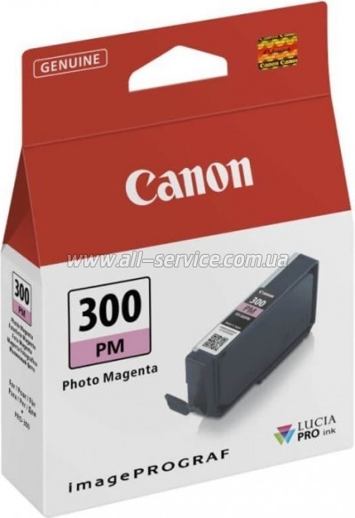  Canon PFI-300 Canon imagePROGRAF PRO-300 Photo Magenta (4198C001)