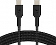 ���� ������ USB-C to USB-C 1.0m braided black Belkin (CAB004BT1MBK)