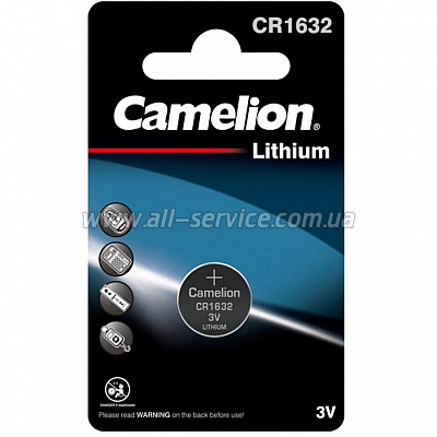  CR 1632 Lithium * 1 Camelion (CR1632-BP1)