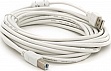 ������ ��� �������� USB 2.0 AM/BM 5.0m ferrite white Voltronic (YT-AM/BM-5.0W)