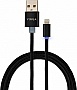 ���� ������ USB 2.0 AM to Lightning 1m LED black Vinga (VCPDCLLED1BK)