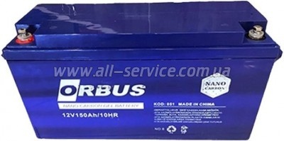 �������������� ������� Orbus CG12150 GEL 12V 150 Ah (CG12150)
