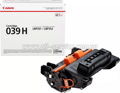 Картридж 039H Canon LBP351x / LBP352x (0288C001) Картридж 039H Canon LBP351x / LBP352x (0288C001)
