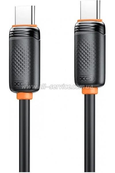 ���� ������ USB-C to USB-C 1.0m 60w black XO (NB-Q302B-CC.black)