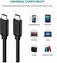 ���� ������ USB-C to USB-C 1.0m US286 3A Black Ugreen (50997)