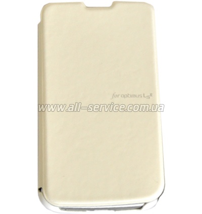  VOIA LG Optimus L3II Dual - Flip Case White