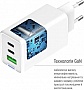 �������� ���������� ColorWay GaN Mini 65W PD Port PPS USB (USB-2C1A) white (CW-CHS058PD-WT)