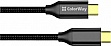 Дата кабель USB-C to USB-C 1.0m USB3.2 (20Gbps 4K PD100W) Gen2 5А black ColorWay (CW-CBPDCC062-BK) Дата кабель USB-C to USB-C 1.0m USB3.2 (20Gbps 4K PD100W) Gen2 5А black ColorWay (CW-CBPDCC062-BK)