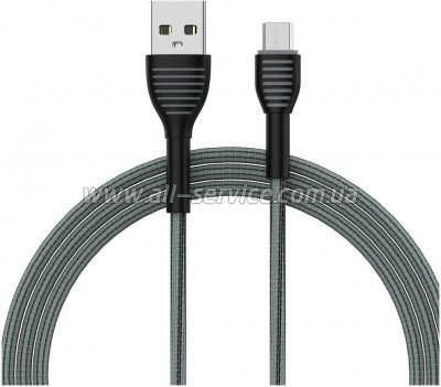 ���� ������ USB 2.0 AM to Micro 5P 1.0m ColorWay (CW-CBUM041-GR)
