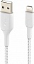 ���� ������ USB 2.0 AM to Lightning 2.0m BRAIDED white Belkin (CAA002BT2MWH)