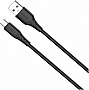 ���� ������ USB 2.0 AM to Micro 5P 1.0m 3A textured PVC black ColorWay (CW-CBUM094-BK)