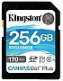   Kingston SDXC 256GB Canvas Go! Plus Class 10 UHS-I U3 V30 (SDG3/256GB)