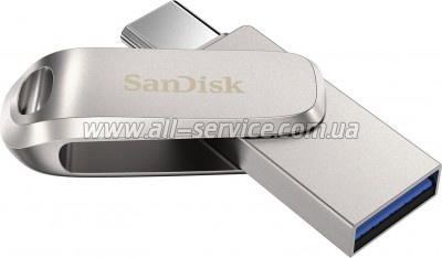 ������ SanDisk 1TB Ultra Dual Luxe Silver USB 3.2/ Type-C (SDDDC4-1T00-G46)