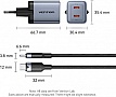 Зарядний пристрій Vention 2xUSB-C PD45W GaN + cable USB-C to USB-C 1.0m black gray (TZ-FCDH0-EU) Зарядний пристрій Vention 2xUSB-C PD45W GaN + cable USB-C to USB-C 1.0m black gray (TZ-FCDH0-EU)