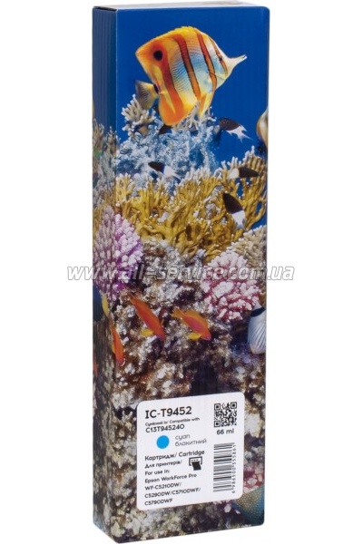 �������� Barva Epson T9452 XL Epson WorkForce Pro WF-C5290/ C5790 ������ C13T945240 cyan (IC-T9452)