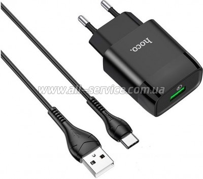 �������� ������� HOCO C72Q Glorious 18W Black (6931474732545)