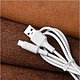 ���� ������ USB 2.0 AM to Micro 5P 1.0m 2A PVC X25 white HOCO (6957531080138)