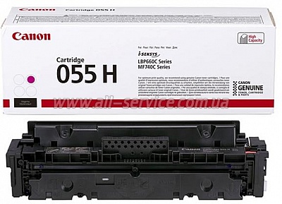   055H Canon i-sensys MF742Cdw/ MF744Cdw/ MF746Cx/ LBP663Cdw/ LBP664Cx/ 3018C002 Magenta  