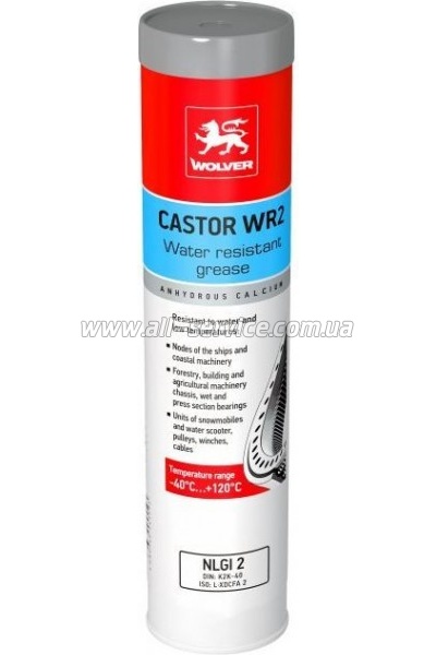 ������ WOLVER CASTOR WR 2 NLGI 2 -40� - +120C ������� 0,4�� (4260360945595)