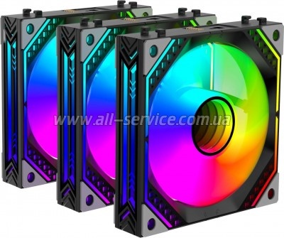    2E Magic Mirror ACF120MB-ARGB, 3x120 (2E-ACF120MB-ARGB)