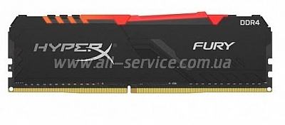  Kingston HyperX 16 GB 2x8GB DDR4 3600 MHz Fury RGB (HX436C17FB3AK2/16)