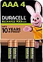 ����������� Duracell AAA HR03 900mAh * 4 (5005015)