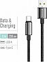 ���� ������ USB 2.0 AM to USB-C 2.0m 3A zinc alloy braided black ColorWay (CW-CBUC099-BK)
