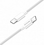 ���� ������ ColorWay USB-C to USB-C 1.0m 3A 60W white (CW-CBPDCC055-WT)