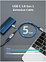 Дата кабель USB-C M/F 0.5m 5Gbps 60W 4K60Hz Cabletime (CA913664) Дата кабель USB-C M/F 0.5m 5Gbps 60W 4K60Hz Cabletime (CA913664)