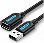 ���� ������ USB 2.0 AM/AF 0.5m black Vention (CBIBD)