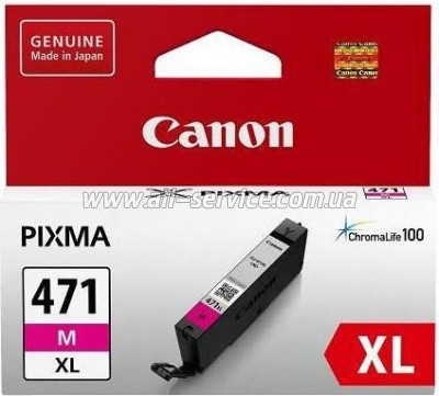  Canon CLI-471XL PIXMA MG5740/ MG6840/ MG7740 Magenta (0348C001)
