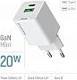 �������� ������� ColorWay USB-C PD20W + 1xUSB QC4.0 white (CW-CHS062PD-WT)