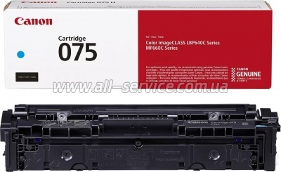 �������� Canon 075 Canon i-SENSYS LBP646/ LBP647/ MF664/ MF667 Cyan (6364C002)