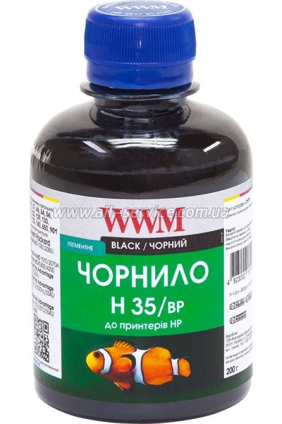 e WWM HP 21/ 121/ 129/ 130/ 131/ 132/ 140/ 901 200 Black Pigmented (H35/BP)