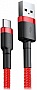 ���� ������ USB 2.0 AM to USB-C 2.0m 2A Red Baseus (CATKLF-C09)