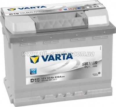 ����������� ������������� Varta Silver Dynamic 63�h (563400061)