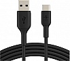 ���� ������ USB 2.0 AM to USB-C 1.0m PVC black Belkin (CAB001BT1MBK)